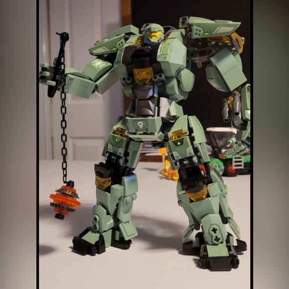 Transforming Mech Robot Building Blocks Set Toys For Kids Electric Wheel Hammer - Picture 6 of 7